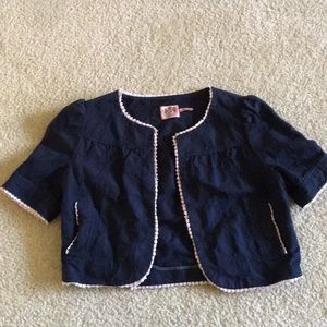 Juicy Couture cropped short sleeve cardigan